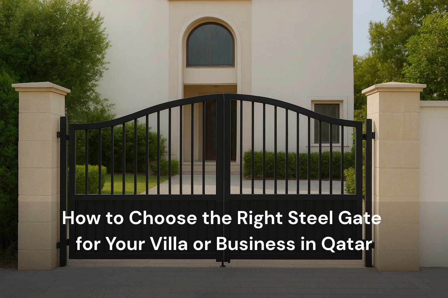Guide to choose right steel gates in qatar