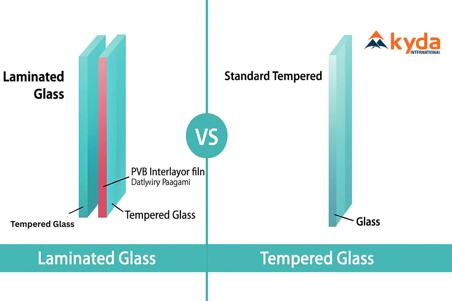 Tempered vs Laminated Glass